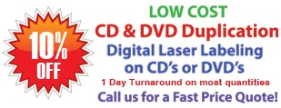 CD and DVD Duplication Services